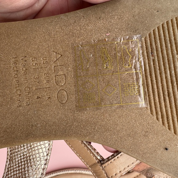 Rose Gold Jeweled Strappy Sandal - Picture 6 of 9